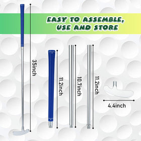 Liliful two-way golf putter supports both-handed play