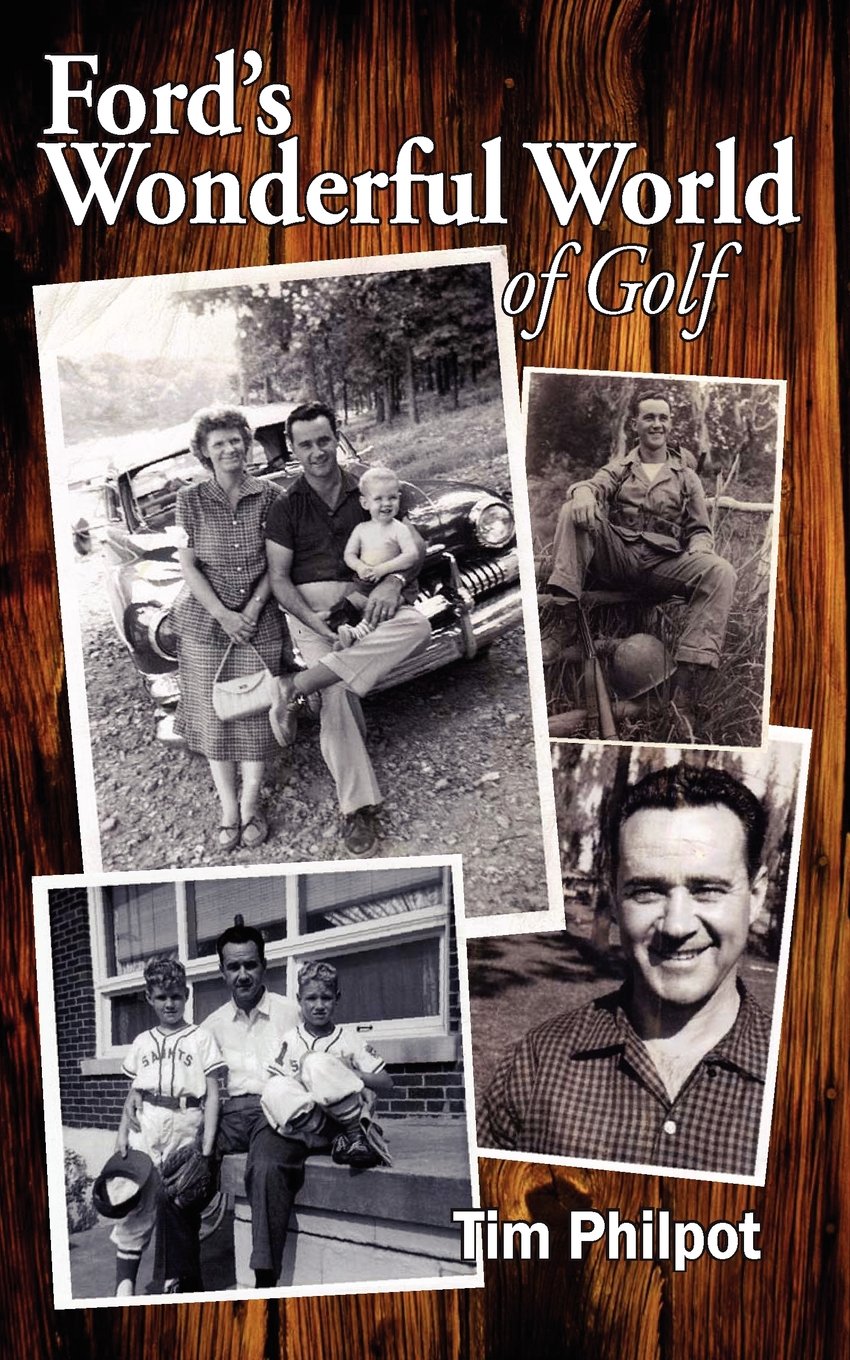 Ford's Wonderful World of Golf cover, perfect for golf fans seeking memoir insights.