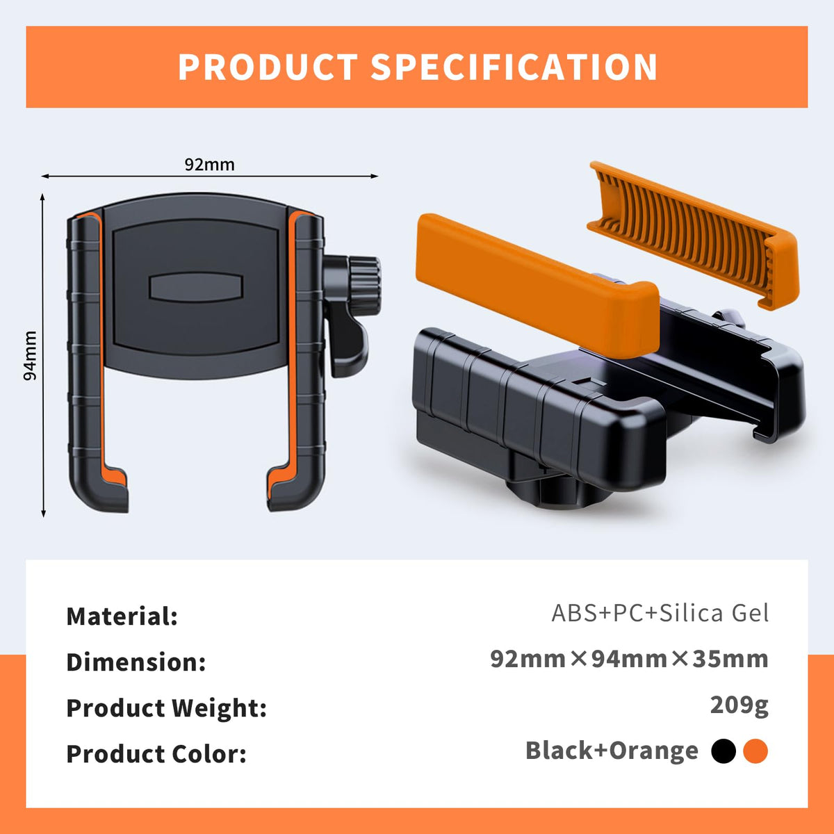 Linwetra secure grip reduces risk of slips on bumpy drives.