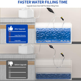 Lion Helper airbag design prevents overfill during battery watering tasks.