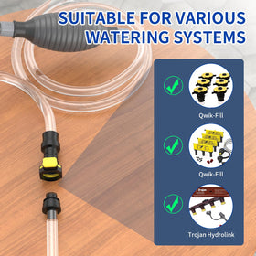 Lion Helper hand water pump for Trojan Hydrolink, quick manual filling on fleets.