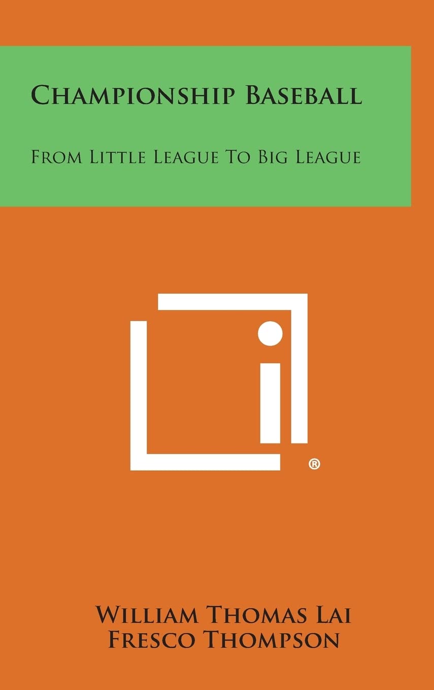 Literary Licensing Championship Baseball cover: trusted guide for players and coaches seeking advanced training