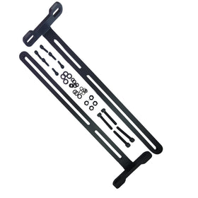 Durable mount stabilizes GX500 soundbar during bumpy golf cart rides