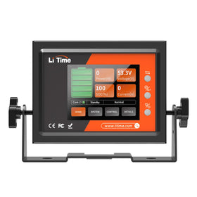 LitTime battery display monitor with a clear LCD screen for quick status checks