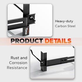 LitTime rust-resistant carbon steel bracket delivers long-lasting durability.