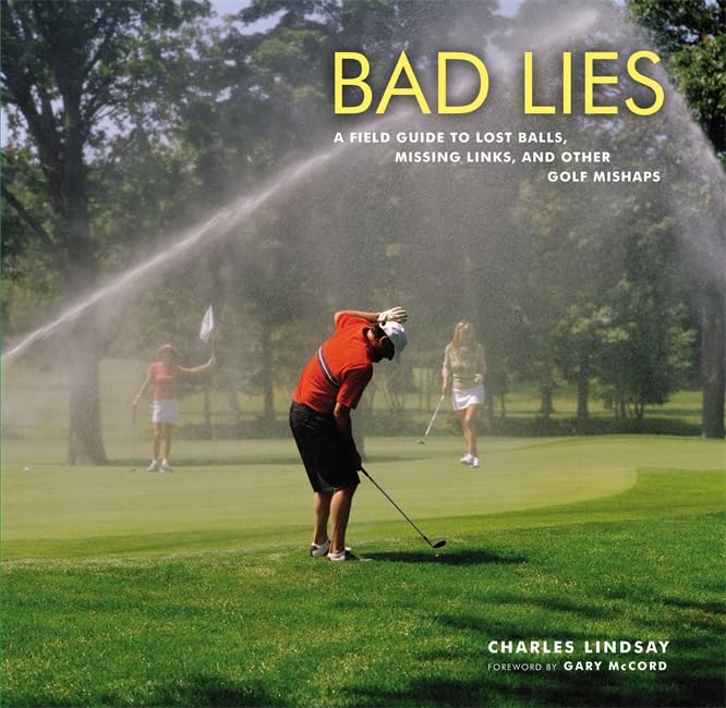 Bad Lies field guide cover by LITTLE, BROWN with witty golf mishaps, ideal gift for golf fans