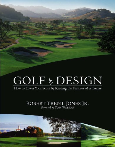 Little, Brown Golf by Design cover image illustrating strategy through course features
