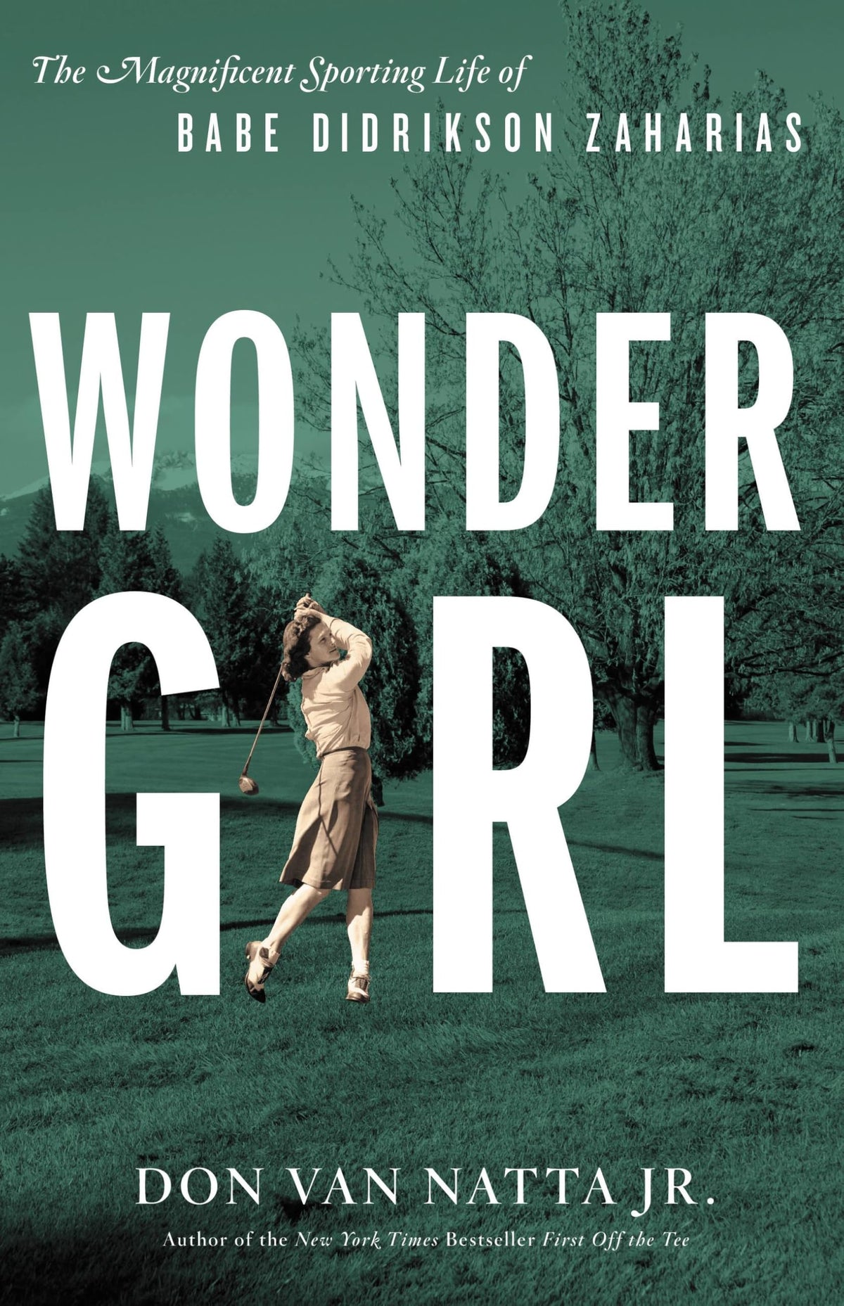 Little Brown Wonder Girl book cover highlights Babe Didrikson Zaharias and her enduring athletic inspiration.