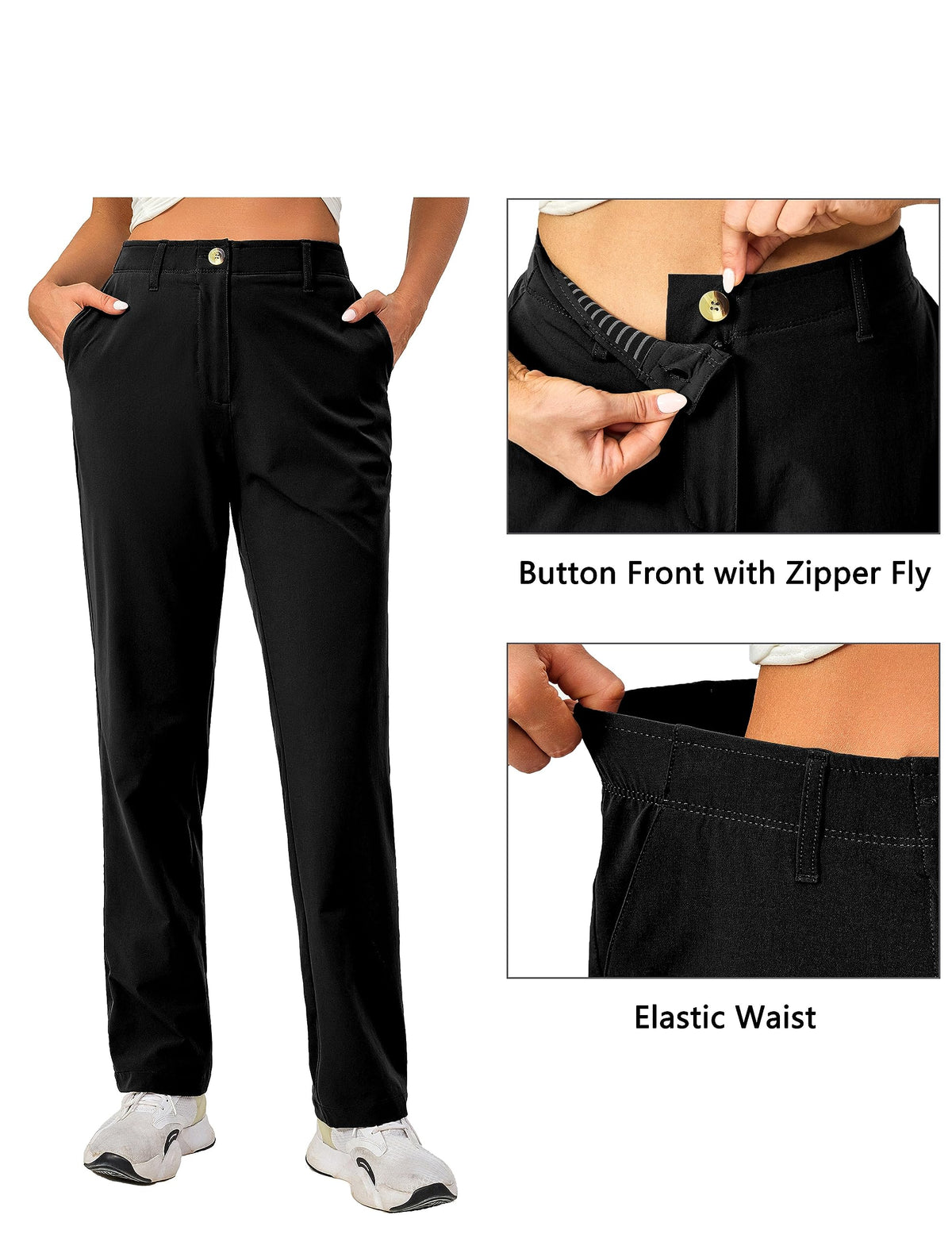 Little Donkey Andy golf pants cool-to-touch fabric in hot conditions.