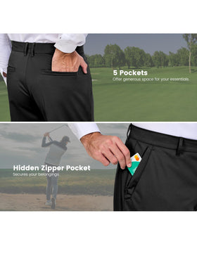 Little Donkey Andy hidden zip pocket design secures valuables on the course
