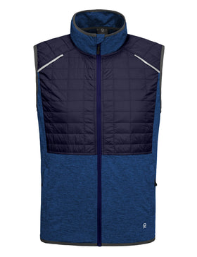 Little Donkey Andy mens golf vest back view showing core warmth potential