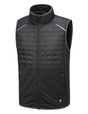 Little Donkey Andy vest front view shows lightweight fabric for all-day comfort during activity.