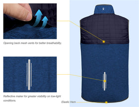 Little Donkey Andy vest reflective stripes for low light visibility