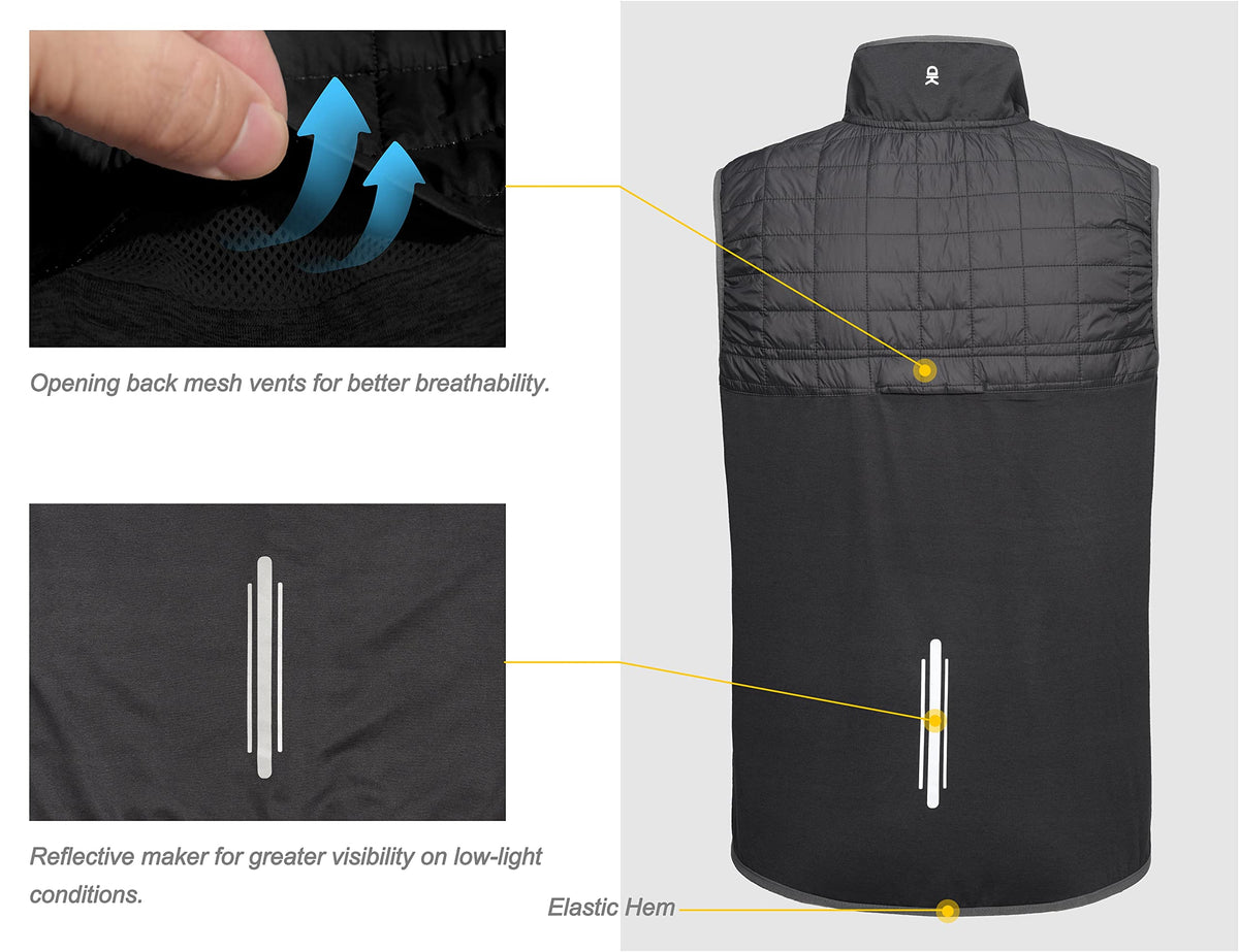 Little Donkey Andy vest reflective stripes boost visibility in low light.