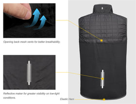 Little Donkey Andy vest reflective stripes boost visibility in low light.