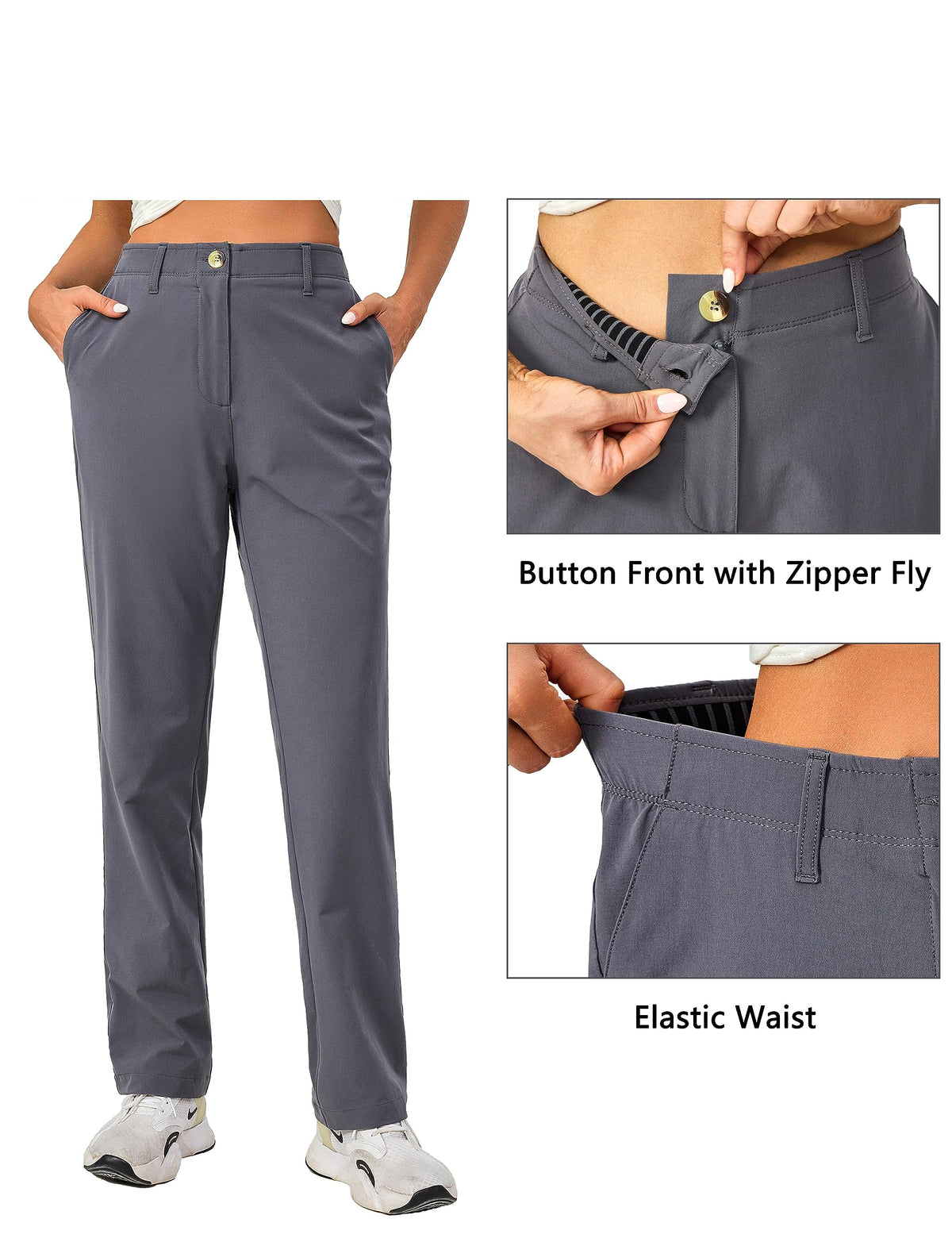 Little Donkey Andy women's golf pants cool-touch fabric keeps you fresh