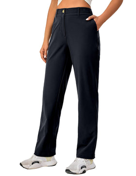 Close-up of stretch fabric on Little Donkey Andy golf pants showing four-way stretch.
