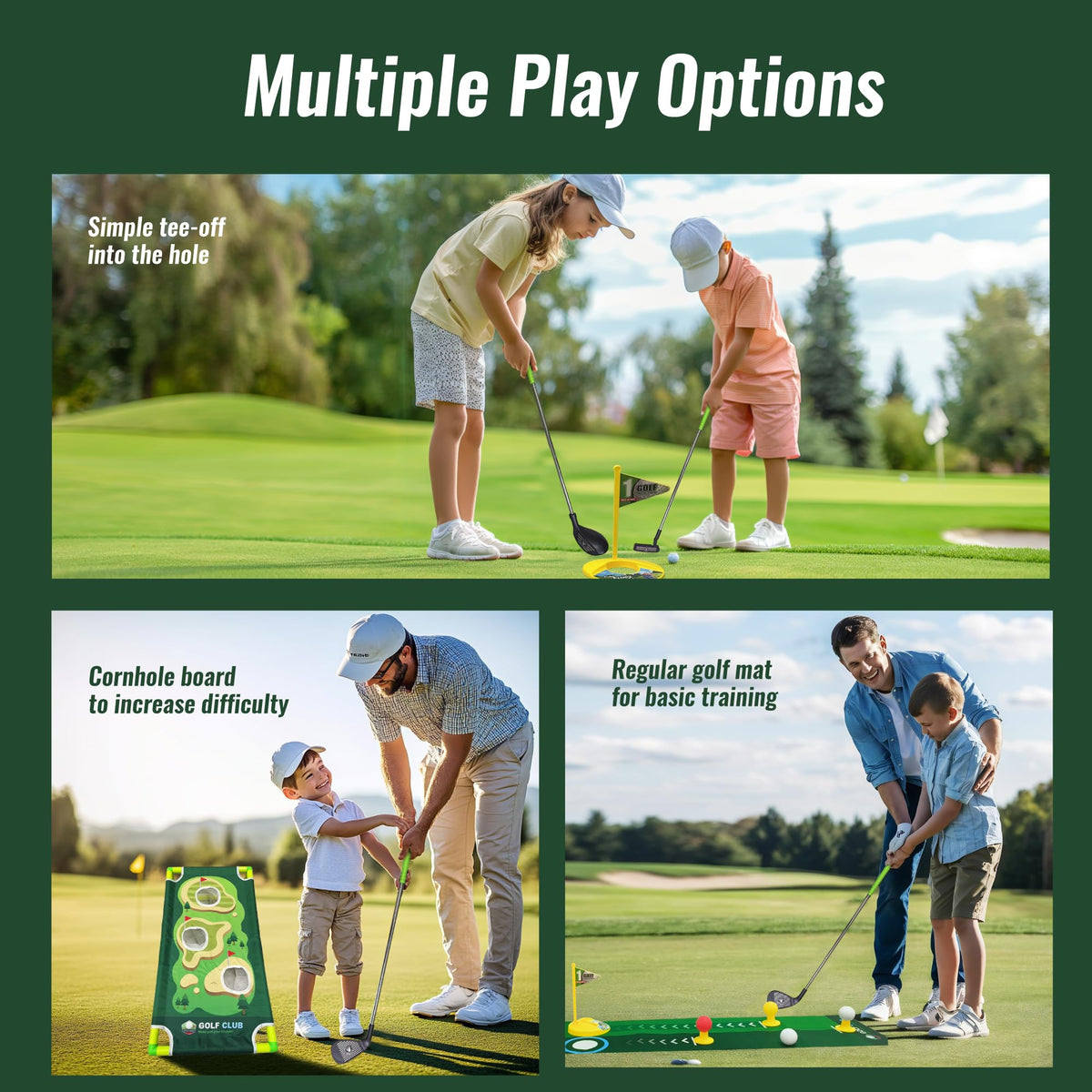LittleTora golf balls ready for indoor or outdoor use.