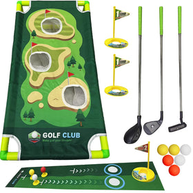LittleTora adjustable golf clubs with three lengths for growing players.