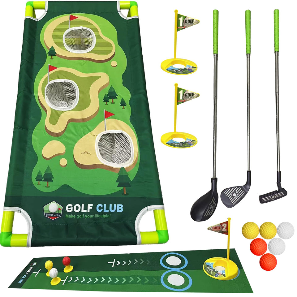 LittleTora adjustable golf clubs with three lengths for growing players.