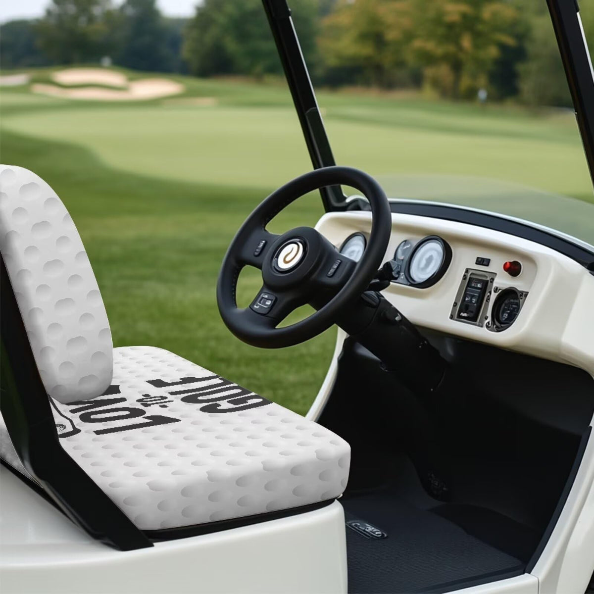 Liuqpwys all-weather seat cover keeps seats cool in summer and warm in winter.