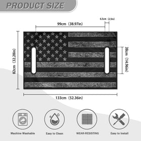 Liuqpwys American flag design adds style and easy storage