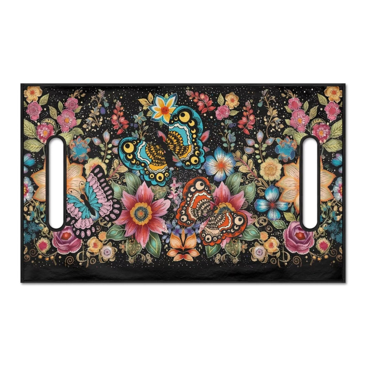 Liuqpwys Boho Mandala Butterfly seat cover on golf cart with anti-slip grip for secure seating