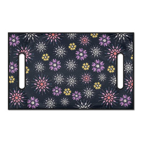 Liuqpwys Diamond Flowers seat cover close-up showing soft, durable fabric that resists wear.