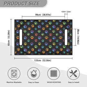 Liuqpwys dog paw print seat cover, ideal gift idea for golfers.