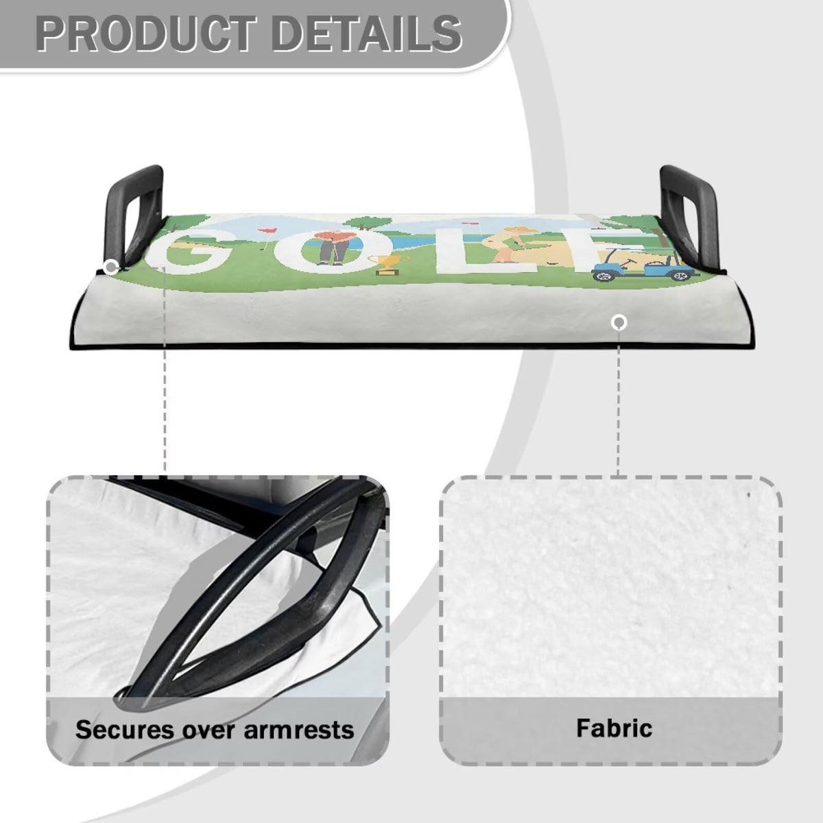 Liuqpwys universal fit adapts to multiple cart models for protection