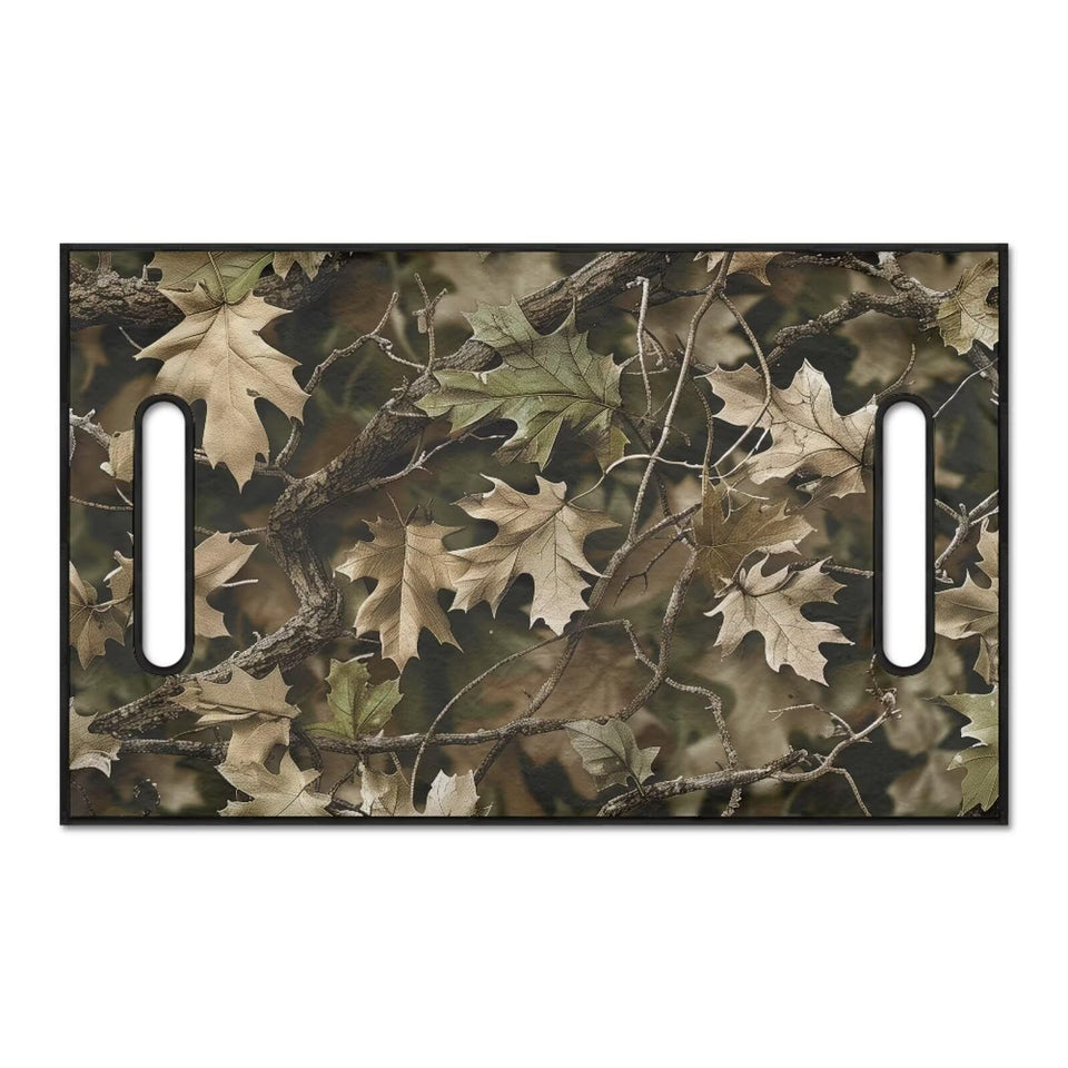 Liuqpwys hunting camo seat cover on a Club Car highlights durable all-weather protection.