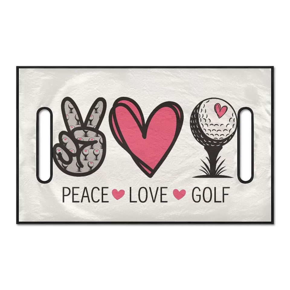 Liuqpwys seat cover on golf cart seat showing protective impact