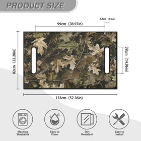 Liuqpwys machine-washable seat cover makes cleanup quick and easy.