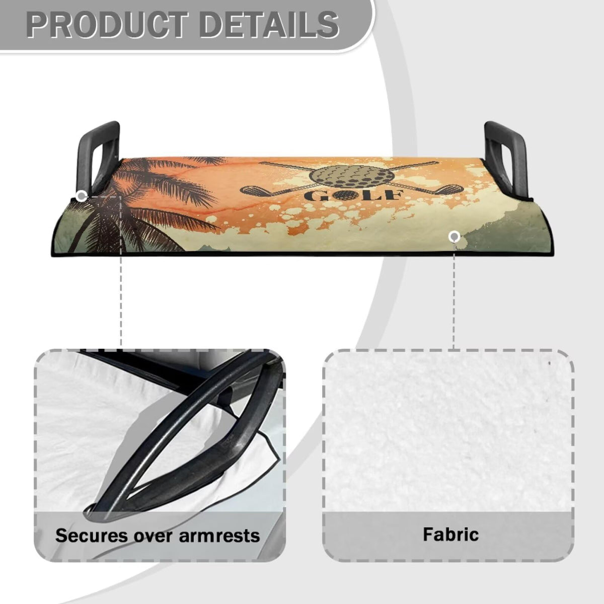 Liuqpwys non-slip underside keeps the cover securely in place.