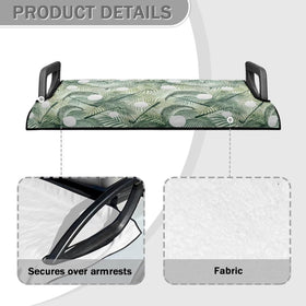 Liuqpwys Palm Leaf cover folded for easy storage and transport