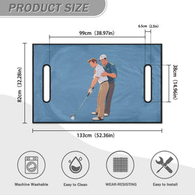 Liuqpwys Play Golf seat cover durable, washable fabric for easy upkeep.