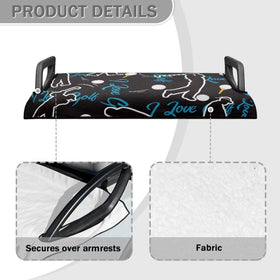 Liuqpwys seat cover is machine washable for easy cleanup after rounds