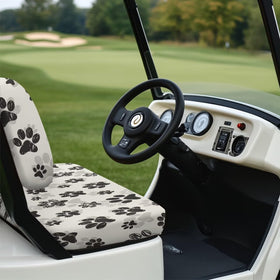 Liuqpwys Sketching Dog Paws anti-slip backing keeps cover in place