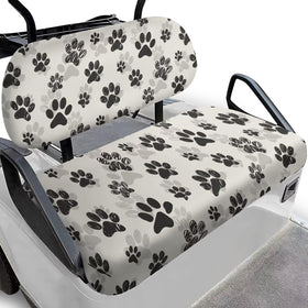 Liuqpwys Sketching Dog Paws front seat cover for snug fit and protection