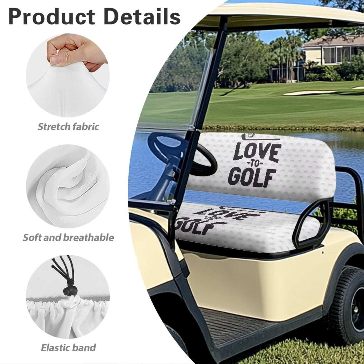 Liuqpwys anti-slip lining helps prevent sliding on bumpy rides.