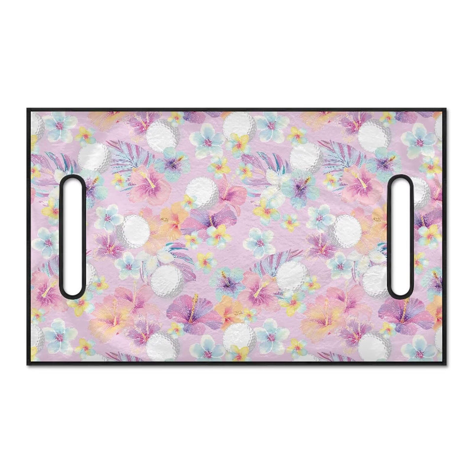 Liuqpwys Tropical Blossom seat cover, soft material, protects golf cart seats from wear.