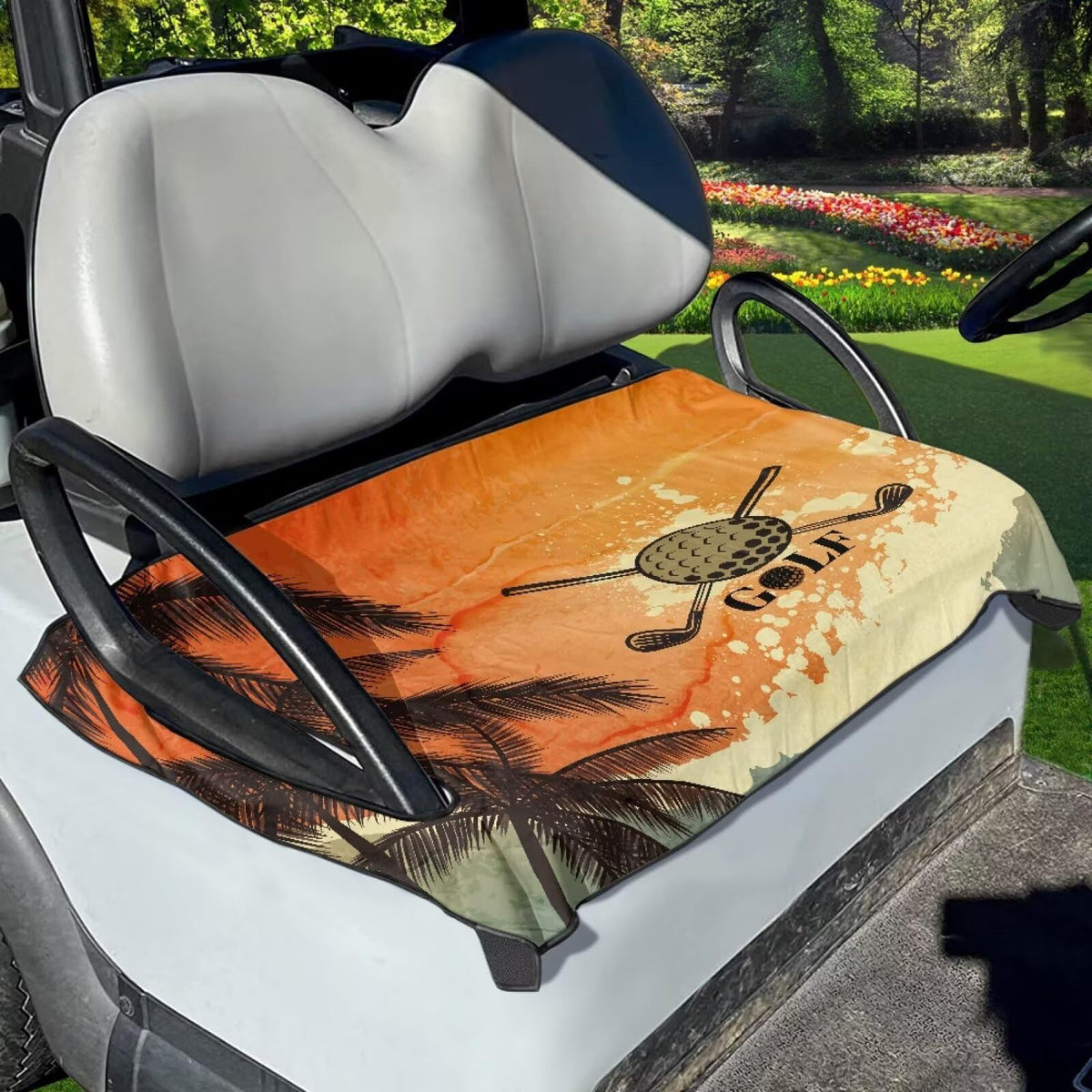 Liuqpwys universal-fit installation works with most golf cart seats.