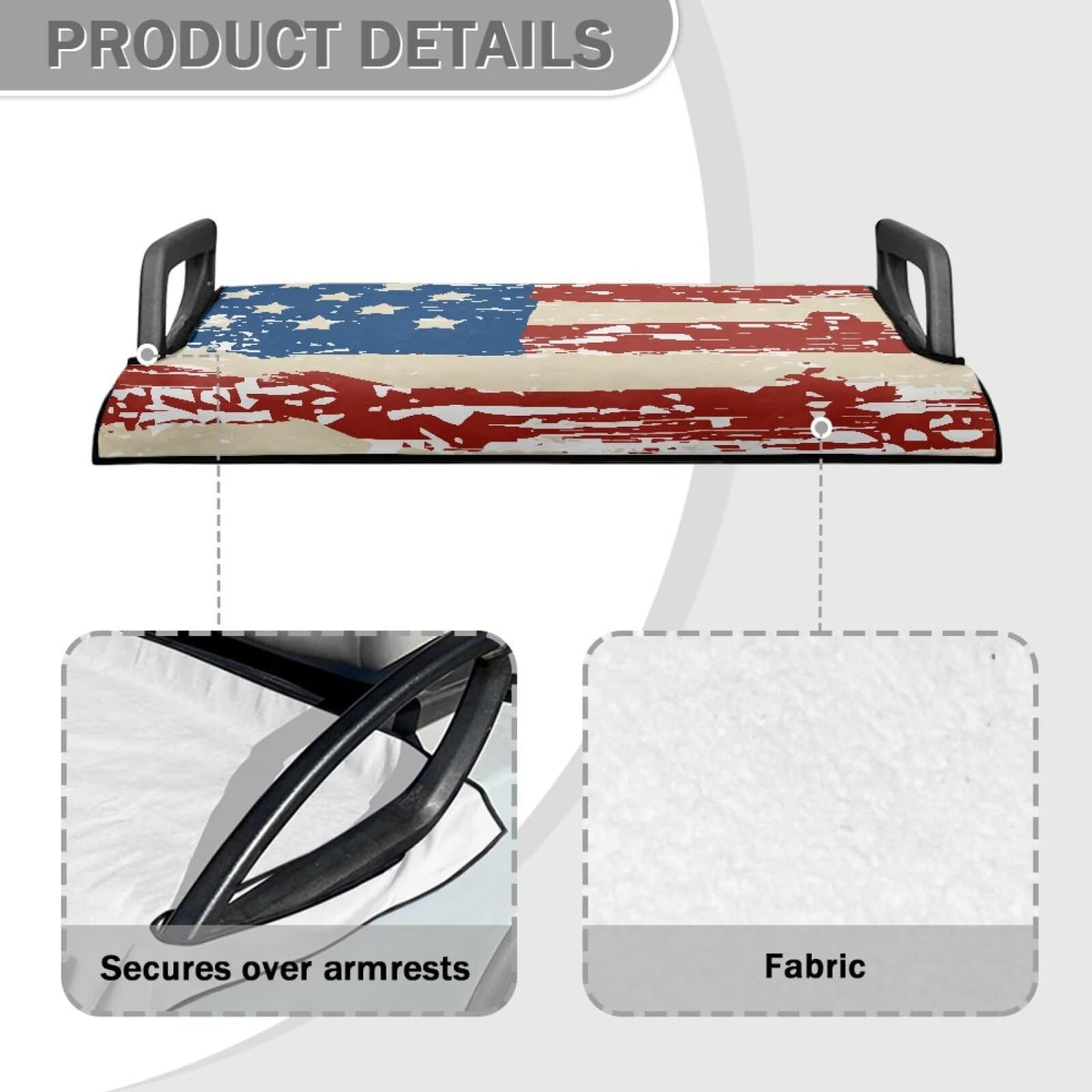 Liuqpwys US flag design refreshes your golf cart interior