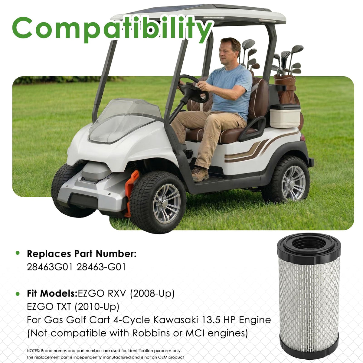 LIVEBORDER fuel filter component stabilizes fuel delivery for smoother starts