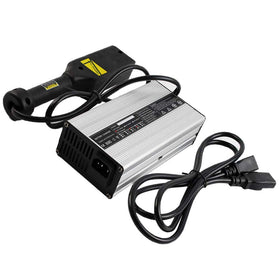 LIYYOO charger with D-Style plug connectors for EZGO compatibility