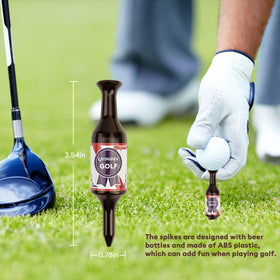 LJVOGUES Golf Accessories Kit in-use shot demonstrates quick clean between holes.