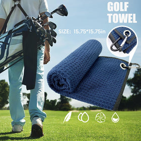 LJVOGUES Golf Accessories Kit microfiber cloth keeps grips dry and ready.