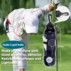 LJVOGUES Golf Accessories Kit on-green view highlights easy-access maintenance during play.