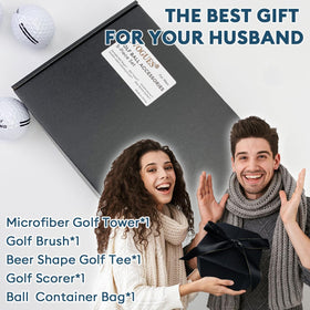 LJVOGUES Golf Accessories Kit travel-friendly design fits a compact golf bag.