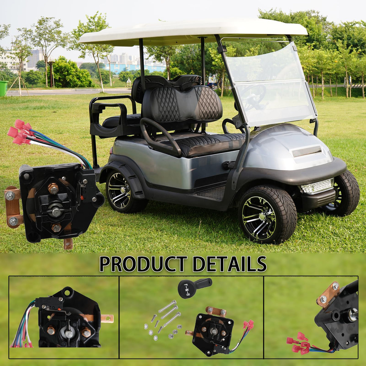 LKYHHY 48V 350A controller emphasizes rugged durability for golf carts